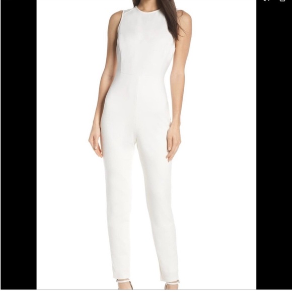 French Connection Pants - New French connection Bodycon white jumpsuit